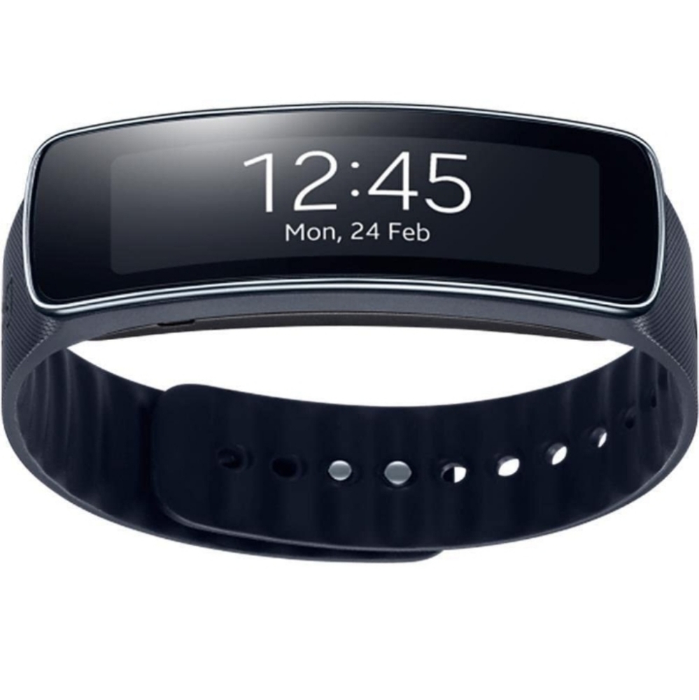 Samsung Galaxy Gear Fit SM-R350 Smartwatch Fitness Tracker Black - Picture 3 of 4